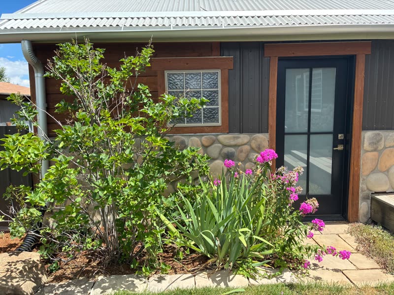 The private entrance to the guest house